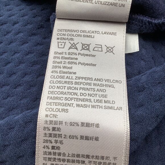 KJUS Mens Damon Midlayer 1/2 Zip Pullover Atlanta Blue Size 54 XL NWT - Picture 9 of 9